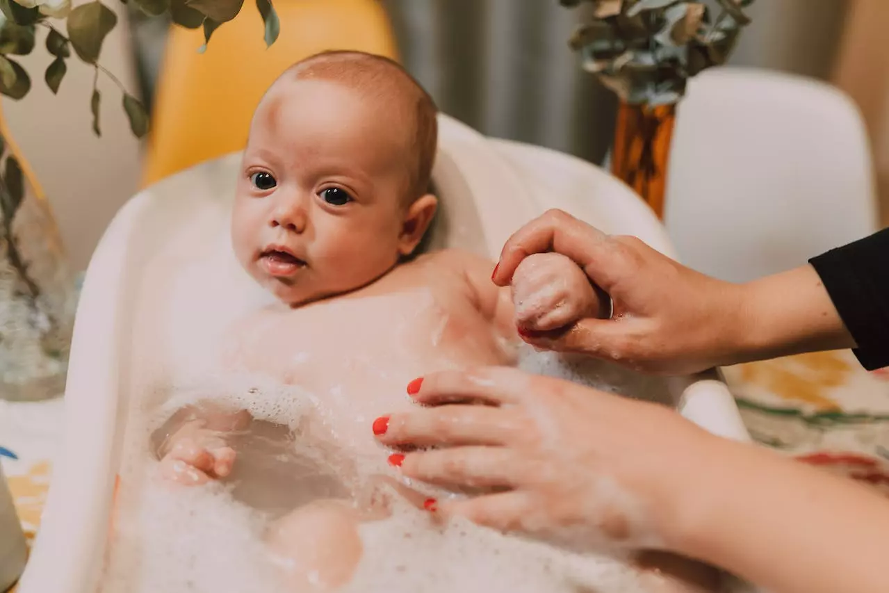 a baby bath